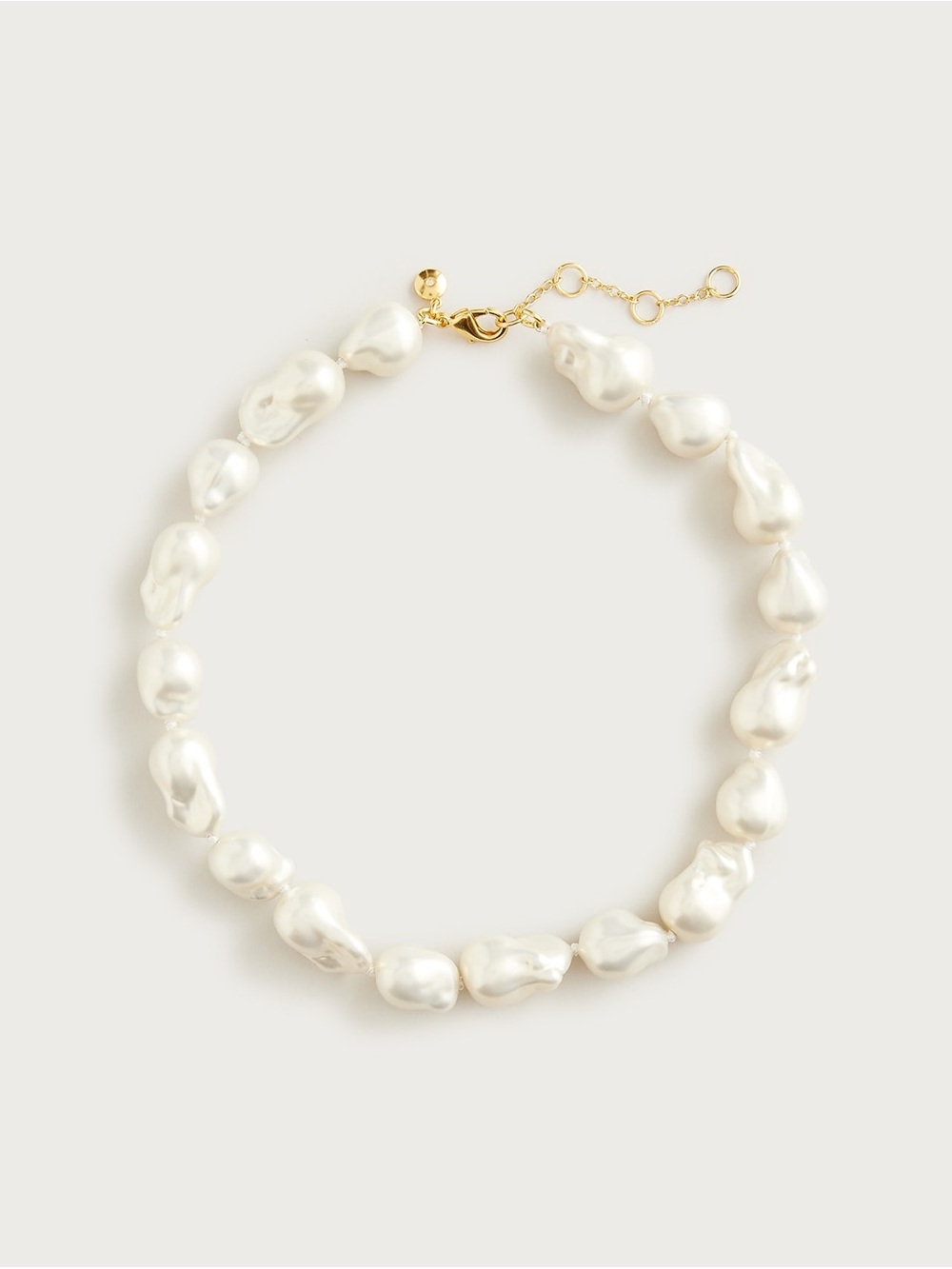 J. Crew Baroque Pearl Necklace Choker - Picture 2 of 4